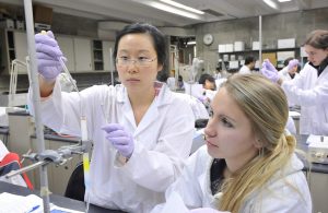Students Participate in a Biochemistry Class at UTSC. Photo by Ken Jones