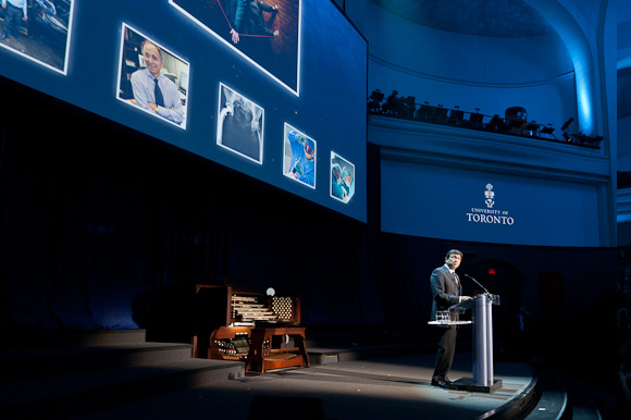 President Naylor at convocation Hall by Gustavo Toledo
