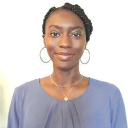 Portrait of Francisca Wiafe-Amoako smiling.
