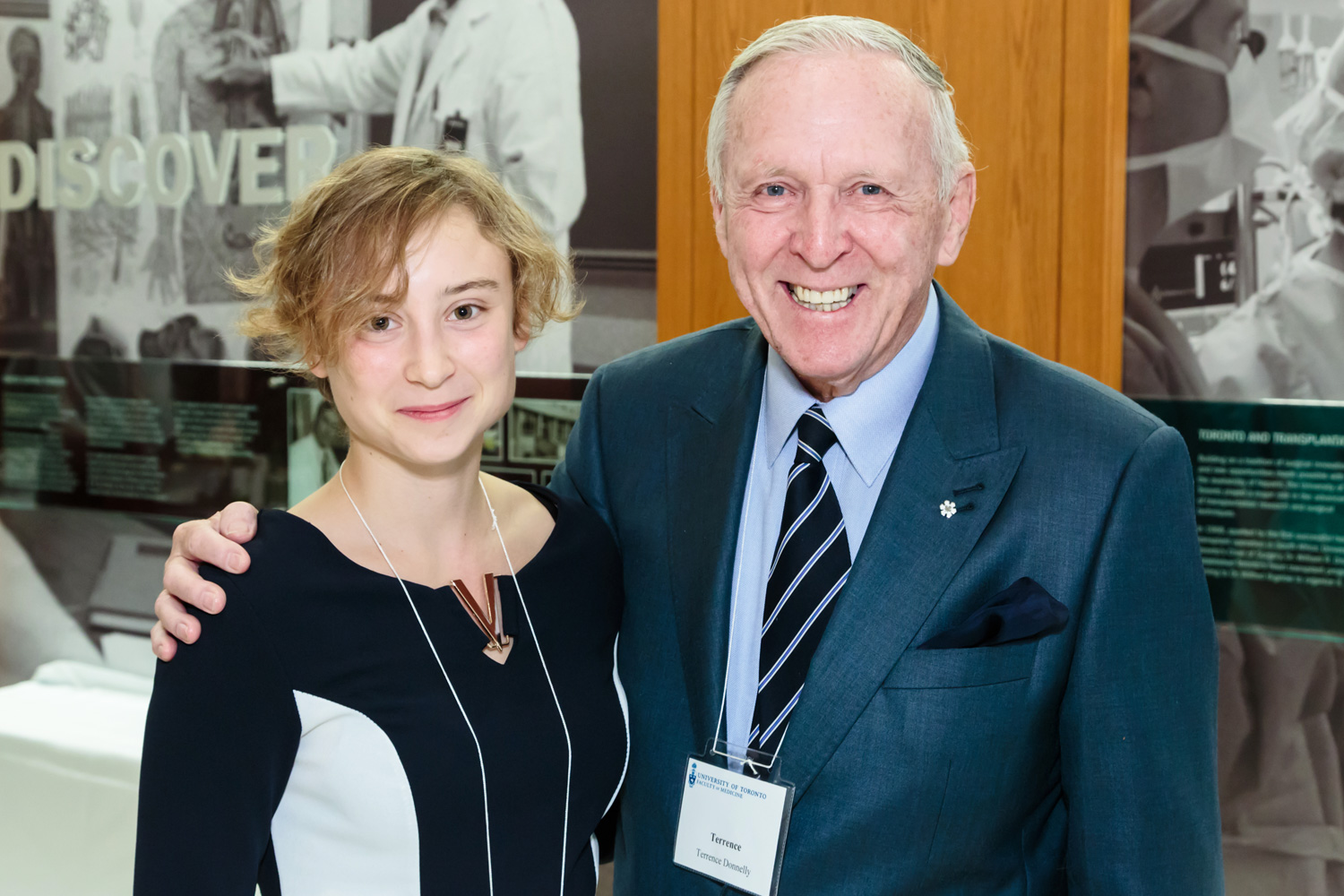 Hannah Kozlowski with Terrence Donnelly