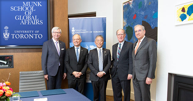 Government of Japan establishes chair and centre in Japan studies at U of T’s Munk School