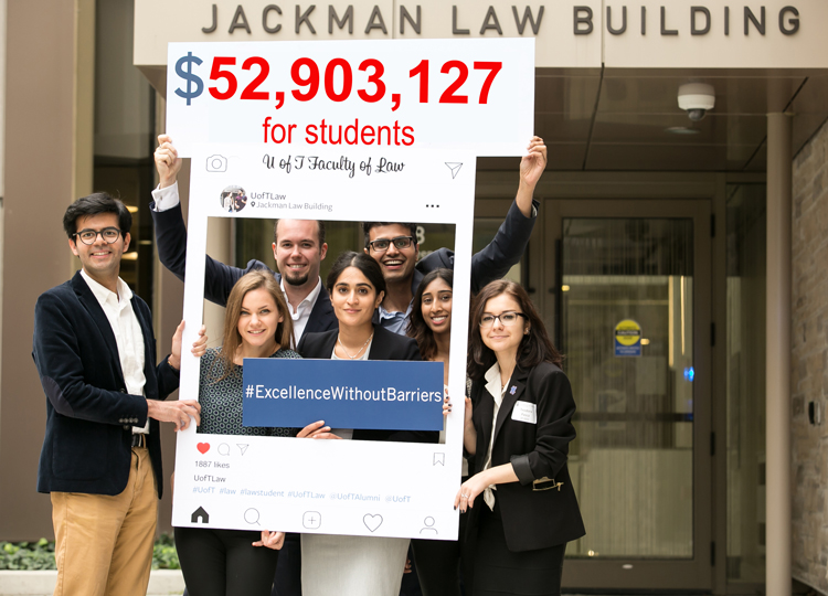 Excellence without Barriers: Alumni and friends’ generosity will have a lasting impact on U of T Law students