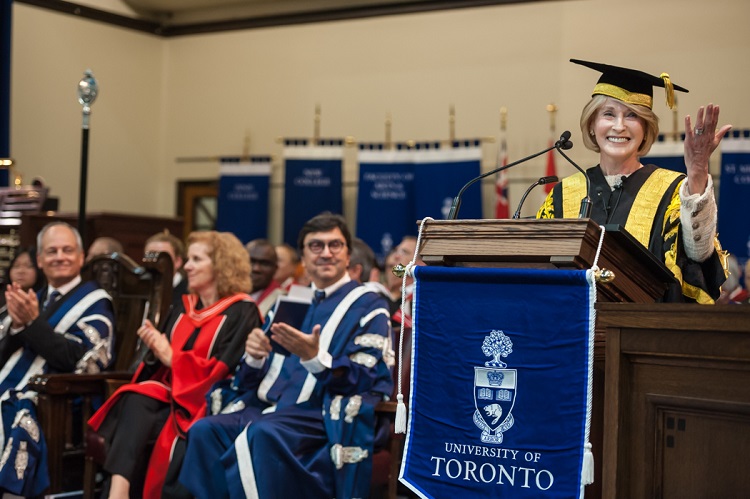 Rose Patten is installed as U of T’s 34th chancellor