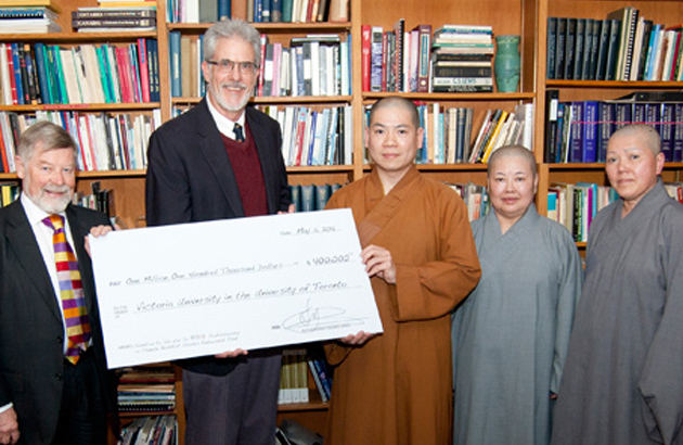Gift creates first professorship in Chinese Buddhist Studies at Victoria University