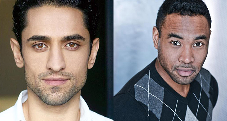 Portraits of Ali Momen and Kevin Vidal looking serious.